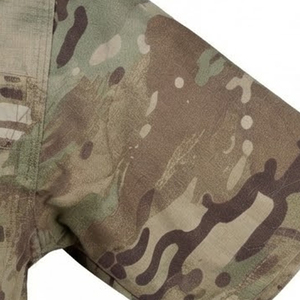 เสื้อเชิ้ตทหารลายพรางคอปกพับได้สำหรับผู้ชาย ขายดี คุณภาพสูง เสื้อเชิ้ตแขนสั้นแบบทหาร จำนวนมาก - Product Image 6
