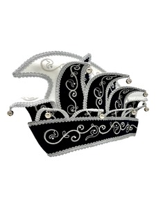 Venta Directa de Fábrica, Sombrero de Carnaval con Adornos Plateados, Sombrero de Disfraz de Carnaval Real Bordado Personalizado, Sombrero de Príncipe - Product Image 6