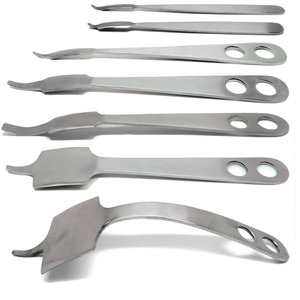 Ensemble d'instruments chirurgicaux orthopédiques Hohmann, rétracteurs manuels en acier inoxydable, certifiés CE ISO 13485, classe II, garantie 1 an - Product Image 1