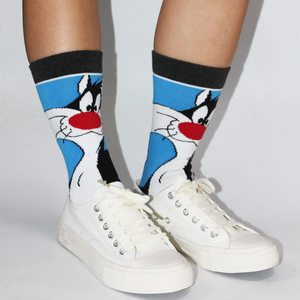 Chaussettes écologiques pour hommes, chaussettes colorées, chaussettes amusantes et mignonnes, chaussettes à motifs de personnages, chaussettes en coton pour femmes - Product Image 2