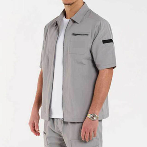 Conjunto Cortavientos para Hombre, Chaqueta y Pantalones Cortos de Poliéster y Nailon, con Cierre, Dos Piezas - Product Image 3