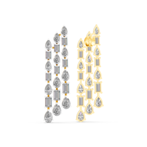 Boucles d'oreilles en or massif 14K 9K 10K 18K avec diamant de laboratoire 8,67 carats IGI RJC ODM OEM Fabricant de bijoux fins éthiques EA502430 - Product Image 5
