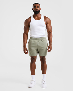 Pantalones Cortos Casuales para Hombre, 100% Algodón, Diseño Sólido, Cierre con Cordón, Transpirables, de Secado Rápido, Ecológicos - Product Image 3