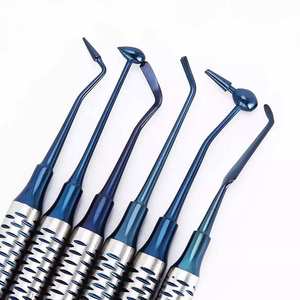 6pcs Dental Spatula <b>Kit</b> With Ergonomic Handles And Titanium Coated Heads <b>Resin</b> Filling Dental Equipment's By Grip Surgical - Product Image 2