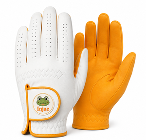 Gants de golf en cuir véritable colorés et tendance, de haute qualité, doux et respirants, vente en gros, fabricant direct d'usine - Product Image 1