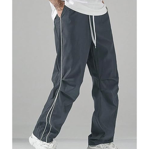 Pantalones Deportivos Holgados de Moda para Hombre, Estilo Urbano, Personalizados con Impresión y Bordado de Logotipo, Joggers de Nailon, Fabricante OEM - Product Image 4