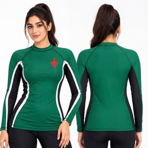 <b>Women</b> <b>Rash</b> <b>Guard</b> Athletic Sports Shirt Long Sleeve Breathable Quick Dry Performance Wear Moisture Wicking Top <b>for</b> Surfing - Product Image 6
