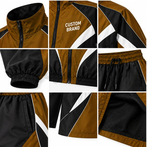 Conjunto de dos piezas para mujer: Chaqueta cortavientos de verano con media cremallera y pantalón de chándal para correr - Product Image 6