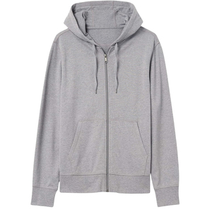 Sweat à capuche zippé brodé personnalisé pour homme, design unisexe avec impression numérique, streetwear décontracté, vente en gros, haute qualité - Product Image 1