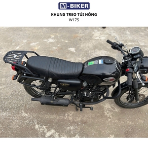 Portaequipajes Trasero Original W175 M-Biker con Respaldo de PU Cómodo, Capacidad de Carga de 25 kg, Material CNC Ligero ~2.5 kg para Motocicletas - Product Image 6