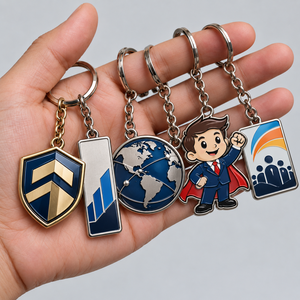 Porte-clés personnalisé en métal et acrylique avec logo, cadeau pour les marques, les clubs, les événements et les souvenirs - Product Image 2