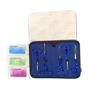 Kit de Sutura Completo de Acero Inoxidable para Estudiantes de Medicina, Incluye Almohadilla de Silicona para Suturas y Herramientas Esenciales para Cirugía, Venta al Por Mayor - Product Image 1