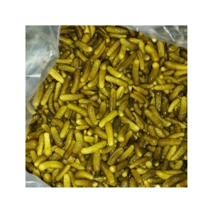 Pepinillos en conserva de CALIDAD PREMIUM, limpios, seguros, crujientes, en tarro, para relleno de hamburguesas, cuidado digestivo, suministro directo de exportación en caja. - Product Image 1