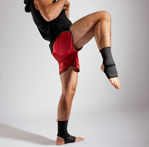 MMA Kickboxing <b>Ankle</b> <b>Support</b> <b>Brace</b> Leg Arthritis Injury Muay Thai Professional Protection Breathable Polyester Elasticated - Product Image 1