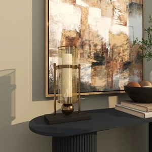Brass Candle Stand Tapered Design <b>Heat</b> Resistant Metal Holder Home Decoration - Product Image 5