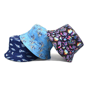 Factory Solid Designer Summer Sun Protection Waterproof Breathable Outdoor Hiking Bucket Hat with Embroidery Logo and String - Product Image 4