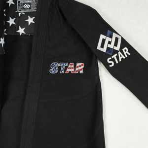 Kimono BJJ respirant en tissu perlé 450 GSM Star Sports avec logo personnalisé, broderie sur mesure, design pour équipes et clubs, uniforme d'académie, fournisseur - Product Image 4