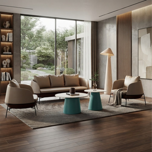 Ensemble de canapés en tissu scandinave de qualité supérieure, style moderne minimaliste, rembourré |   Canapé de salon, meubles de luxe pour la maison et l'hôtel - Product Image 3