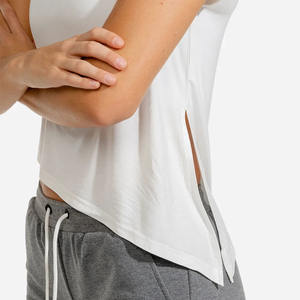 เสื้อยืดทรงเข้ารูปราคาประหยัด แฟชั่นทันสมัย เสื้อครอปอินเทรนด์ แขนสั้น ใส่ได้ทุกวัน สวมใส่สบาย เสื้อลำลองสำหรับผู้หญิง - Product Image 2