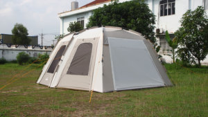เต็นท์ครอบครัวขนาดใหญ่ CAMPTOWN RIOGRANDE-400 แบบสองชั้น กันน้ำ ป้องกันรังสียูวี 4 ฤดู พร้อมเสาตั้งอัตโนมัติ สำหรับตั้งแคมป์ - Product Image 2