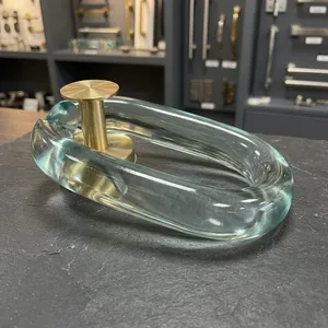 Light Turquoise Resin Handmade Hand Modeled Link Chain <b>Paperweight</b> Artistic Irregular Shape Home Decoration Casting Craft - Product Image 3