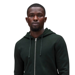 Custom Men's Full <b>Zip</b> <b>Hooded</b> Sweatshirt Cotton Blend Fleece Hoodie Casual Apparel Custom Logo OEM ODM Manufacturer - Product Image 3