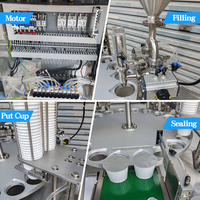 Máquina Multifunción Totalmente Automática para Sellar y Llenar Vasos con Pasta, Yogur, Pudín, Leche, Ketchup, Salsas y Líquidos