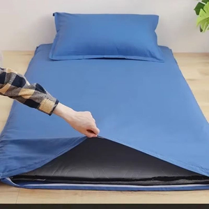 Protège-matelas imperméable et anti-acariens avec fermeture éclair silencieuse, fabriqué en usine, résistant aux punaises de lit - Product Image 2