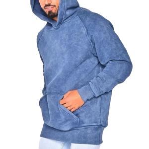 Sudadera con capucha vintage de invierno con cremallera y estampado personalizado de felpa francesa de algodón pesado de alta calidad - Product Image 3