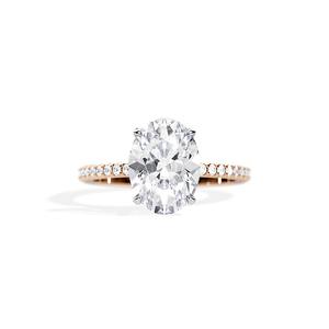 Bague en diamant de laboratoire élégante de qualité supérieure en or 18 carats pour bijoux de fiançailles, disponible pour la vente en gros - Product Image 5