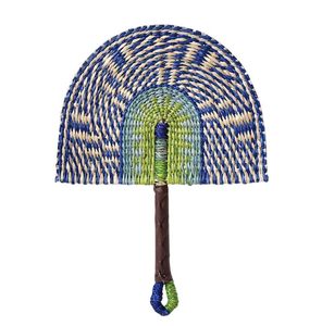 Eco Seagrass Hand Fan Furniture Quang Binh Handmade Woven Folk Art Wedding <b>Basket</b> Cooling Tool Decorative Vintage Home <b>Display</b> - Product Image 4