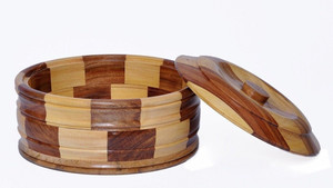 Tazón de Madera Ecológico para Servir con Tapa, Resistente a la Humedad y Apto para Lavavajillas, Gran Capacidad, Conservación de Frescura - Product Image 3