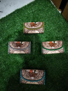 Cartera de Diseño para Mujer, Estilo Occidental, Tallada a Mano, con Estuche para Teléfono, Multiusos, Gran Venta - Product Image 2