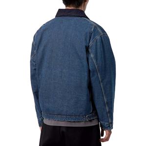 Chaqueta de trabajo vintage de algodón al por mayor con cremallera, estilo retro para hombre, para invierno, ropa de trabajo de lona personalizada - Product Image 2