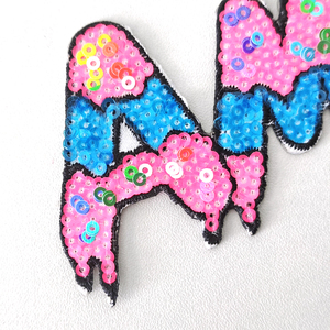 Amazing Plastic <b>Sequin</b> Iron-On Patch with PVC <b>Material</b> for Canvas Fabric - Product Image 2