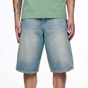 High Quality Street style <b>Jeans</b> for <b>Men</b> Denim short for <b>men's</b> light Wash Breathable Casual Customize Denim Shorts - Product Image 1