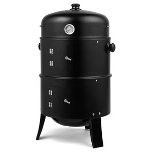 Griglia Affumicatore in Carbonio Nero 80*41*48cm in Ferro e Acciaio - Product Image 3