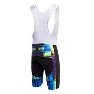 Cuissard de cyclisme personnalisé avec bretelles ergonomiques et rembourrage pour le cyclisme professionnel, la course sur route, le VTT et les vêtements de sport d'équipe - Product Image 2