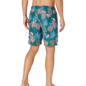 Shorts d'été décontractés pour hommes SELF INDUSTRIES 100 % coton, taille mi-haute avec cordon de serrage, couleur unie, séchage rapide, durables, légers, avec poches - Product Image 3