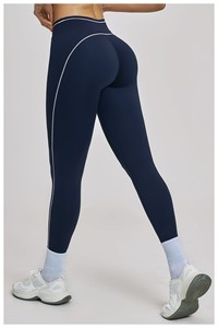 Ensemble de sport 2 pièces pour femmes, coupe ajustée, très professionnel, comprenant un legging taille haute et un soutien-gorge, grandes tailles, texturé - Product Image 3