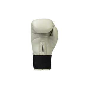 Gants de boxe en cuir gris clair, à doigts entiers, avec fermeture à lacets au poignet, pour adultes, unisexe, pour arts martiaux - Product Image 6