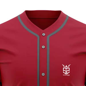 Maillot de baseball personnalisé avec logo, léger, en matériau durable, qualité supérieure, prix abordable - Product Image 3