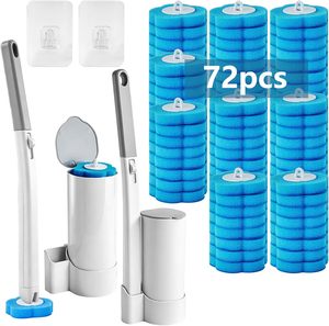 Cepillo y Esponja para Inodoro Desechables y Ecológicos Esun con Cabezal de Esponja para Baños de Hogar y Hotel - Product Image 1