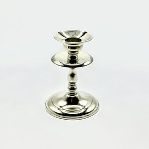Premium Metal Candle Holder Stand for Home Decor <b>Silver</b> <b>Candlestick</b> for Dining Table Wedding & Living Room - Product Image 3