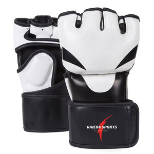 Gants de MMA professionnels en cuir lacé, légers, durables, de haute qualité, respirants, unisexes pour les arts martiaux et les combats - Product Image 1