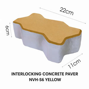 Adoquín de Hormigón Entrelazado en Forma de Gusano NVH-S6 con Diseño Moderno - Product Image 5