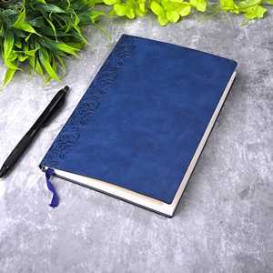 Handmade Royal Blue Rexine <b>Cover</b> Notebook 6x8 Inch Recycled <b>Diary</b>/Notebook Targeted Audience Art Lovers and Creatives - Product Image 1