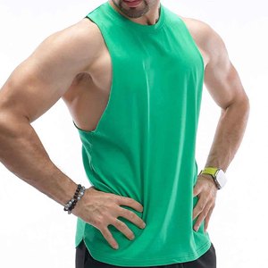 Camiseta sin Mangas para Hombre, Lavada con Ácido, Personalizada, de Algodón de Primera Calidad, Estilo Casual de Verano - Product Image 1