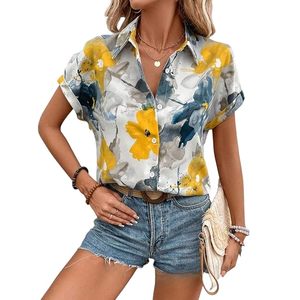 Camisa Estilo Western para Mujer, Blusa Moderna Informal - Product Image 1