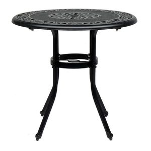 Table de jardin pliable en aluminium moulé 32*32*29 pouces pour usage extérieur, idéale pour ferme, parc et jardin - Product Image 2